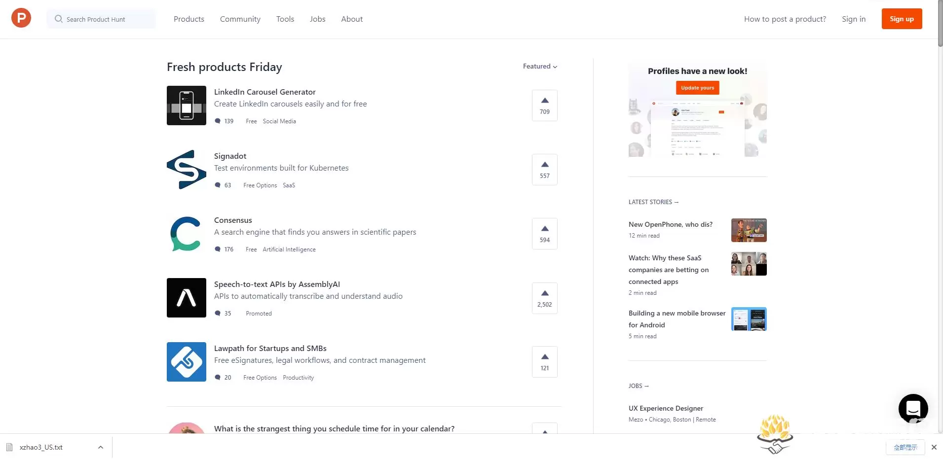 Producthunt