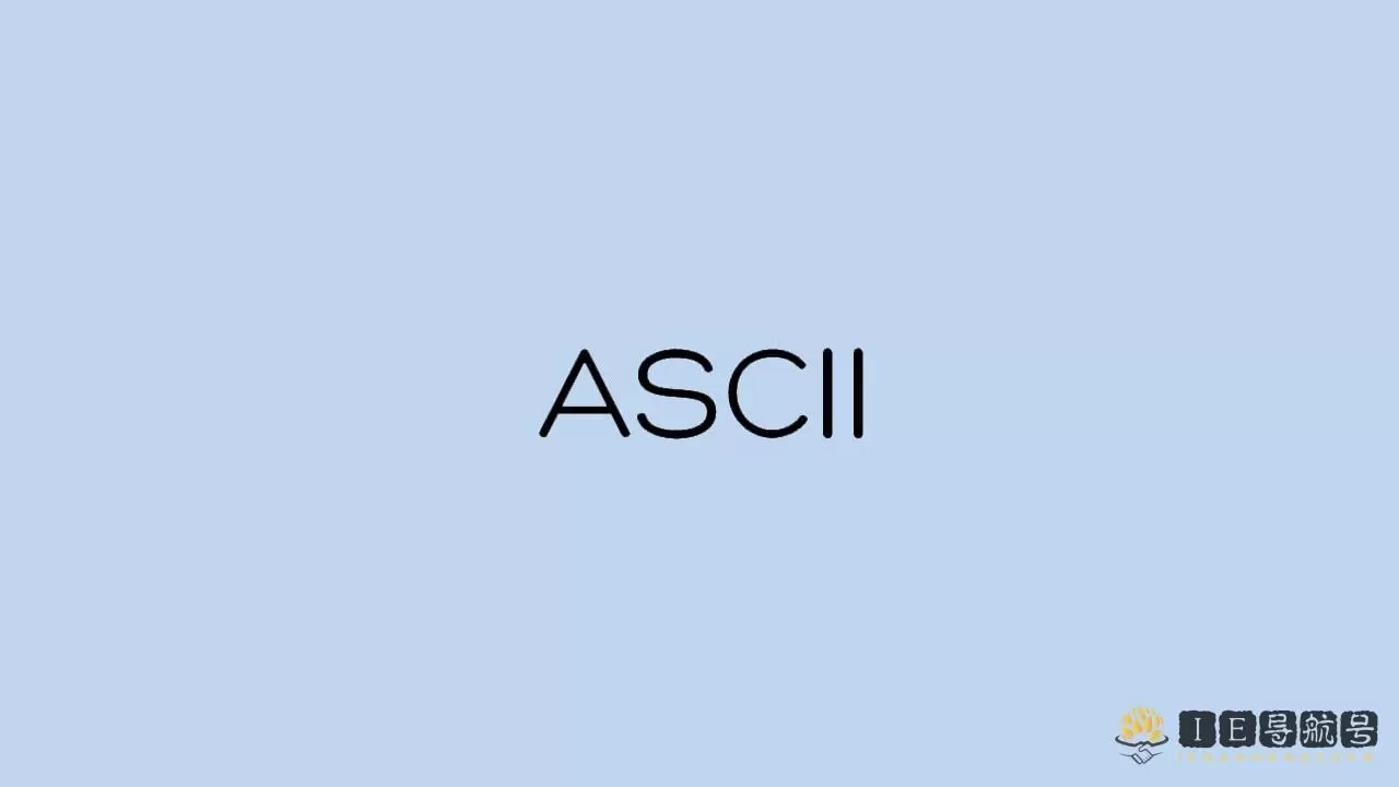 ASCI 码 ASCII code