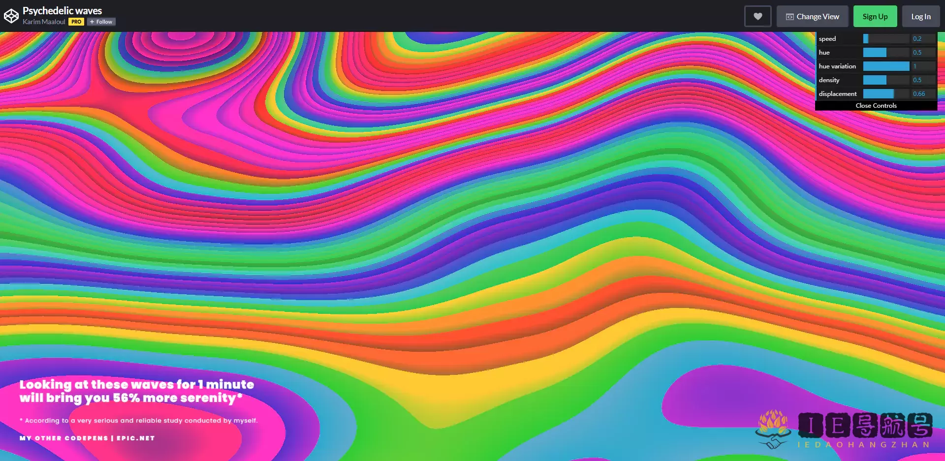 Psychedelic waves