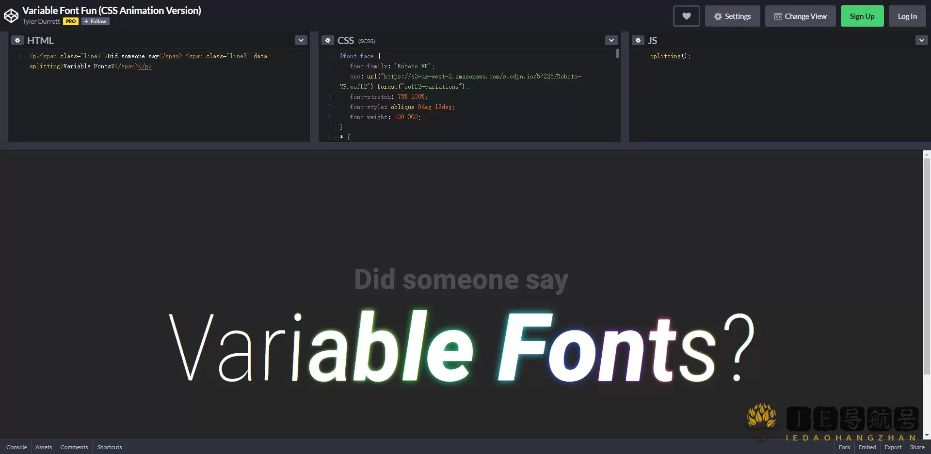 Variable Font Fun