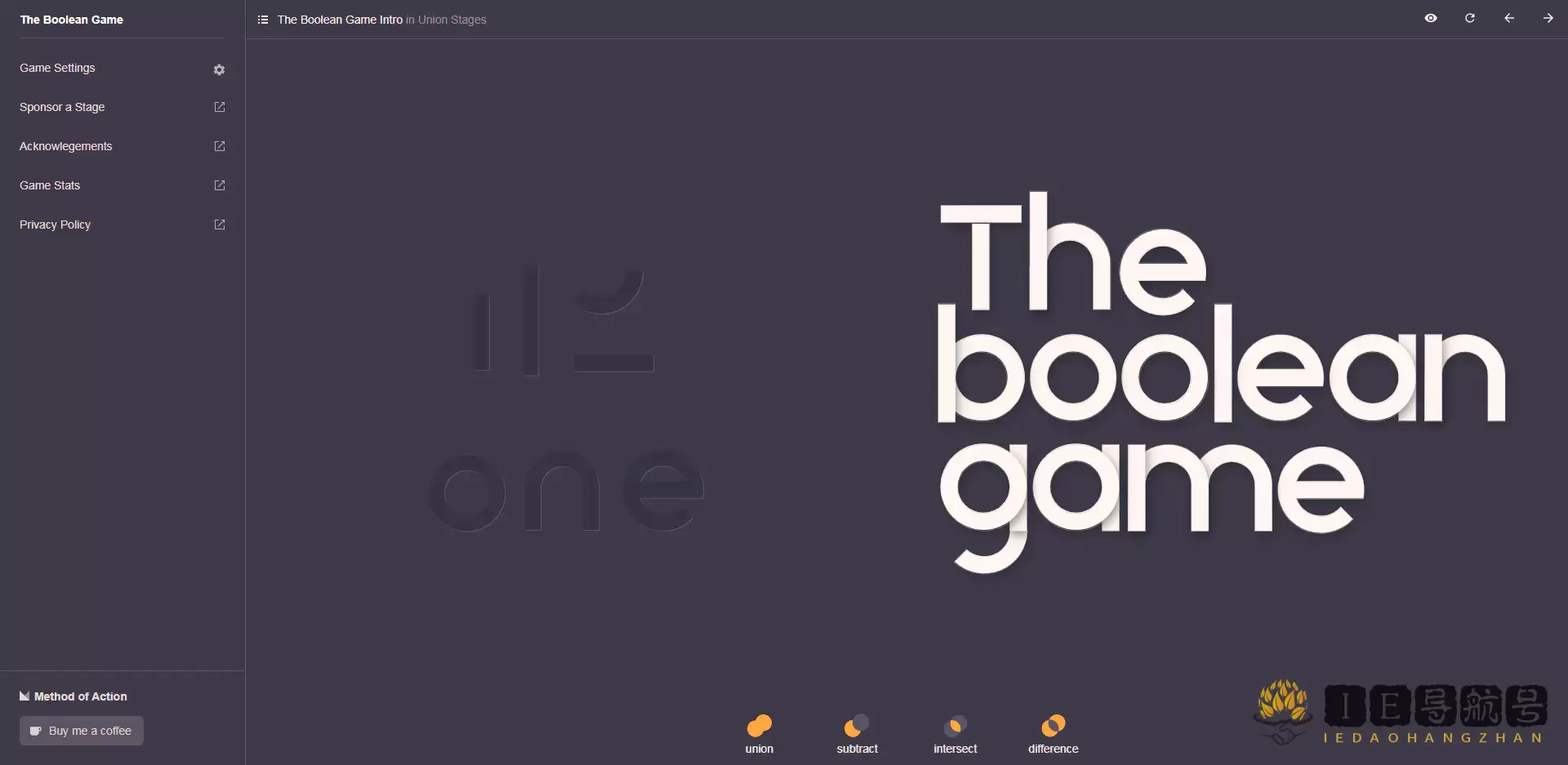 The Boolean Game