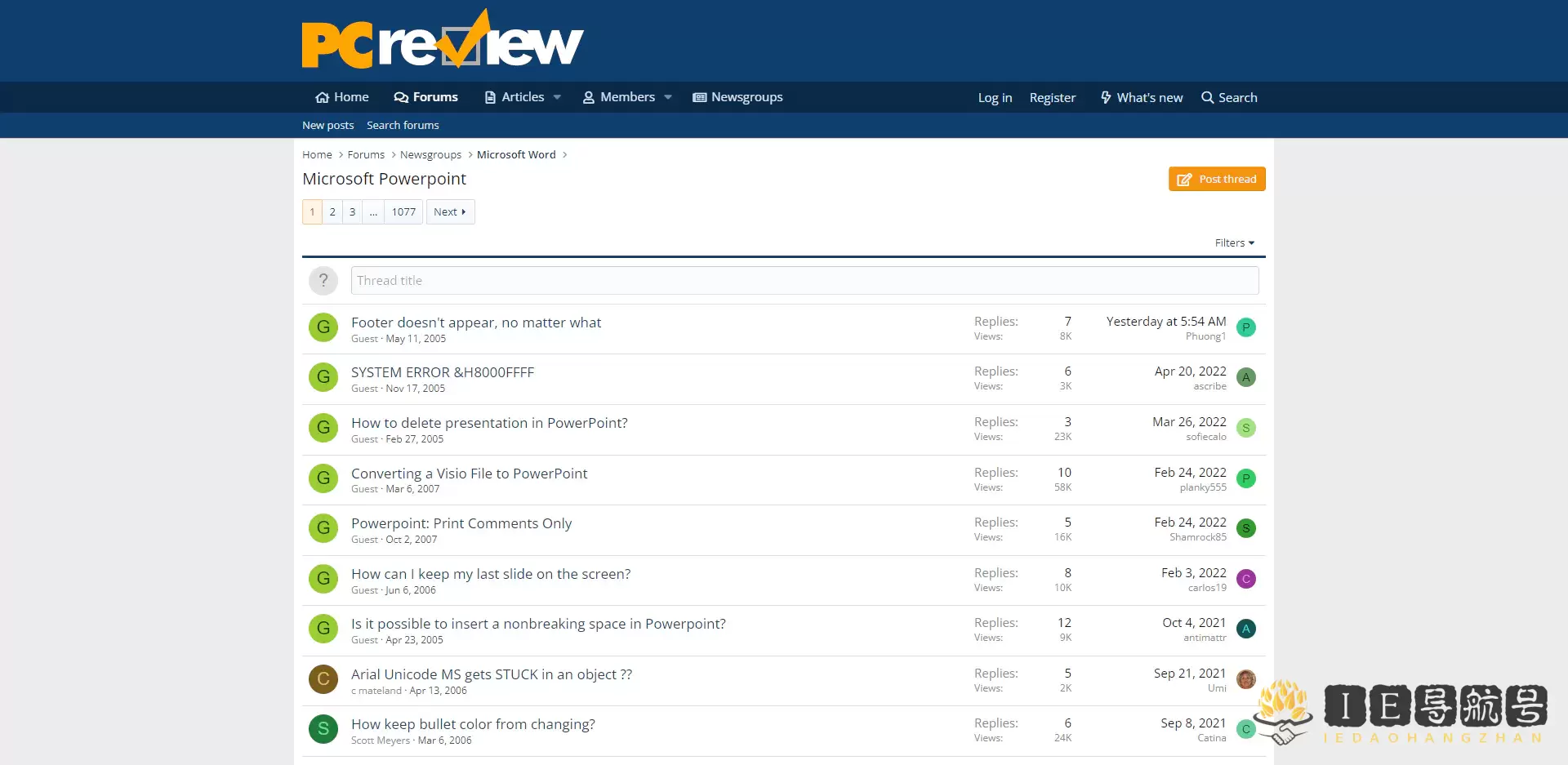 PC Review PPT 版块