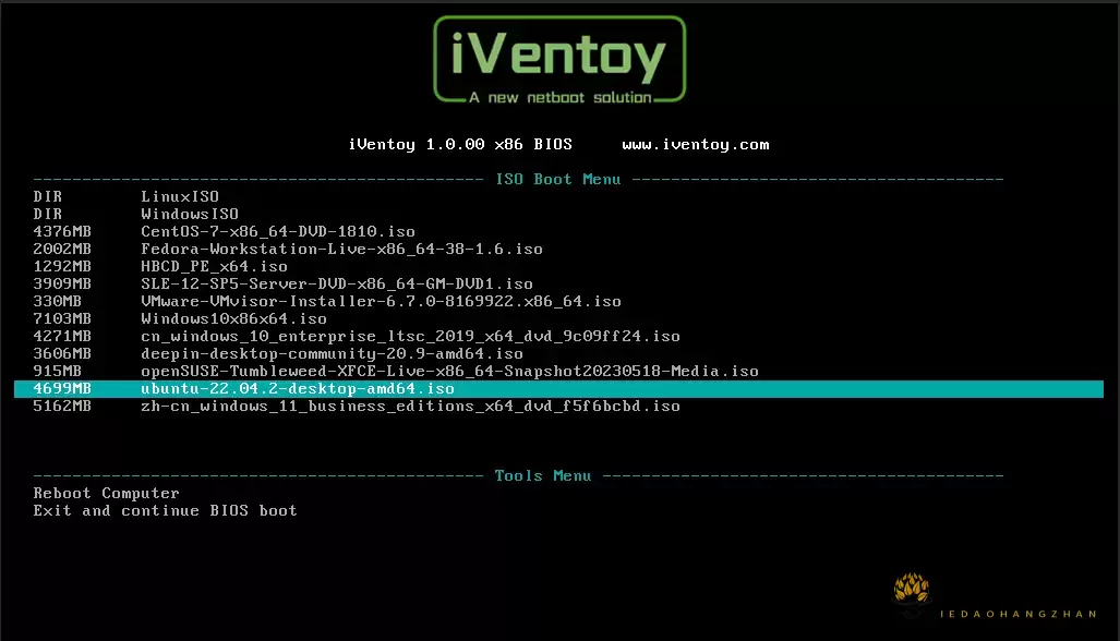 iVentoy boot_ground