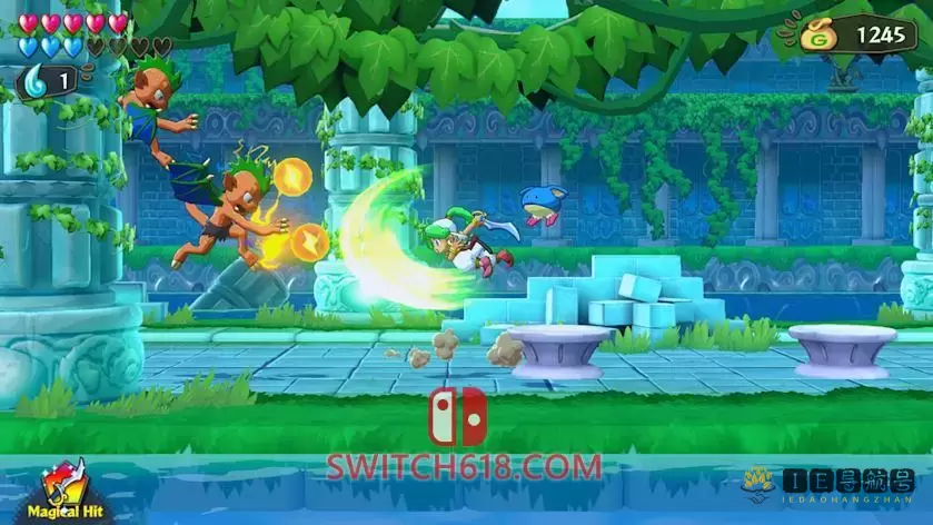 神奇男孩 爱莎在怪物世界|官方中文|本体+1.1升补整合即撸版|XCI|魔改9.2|Wonder Boy: Asha in Monster World