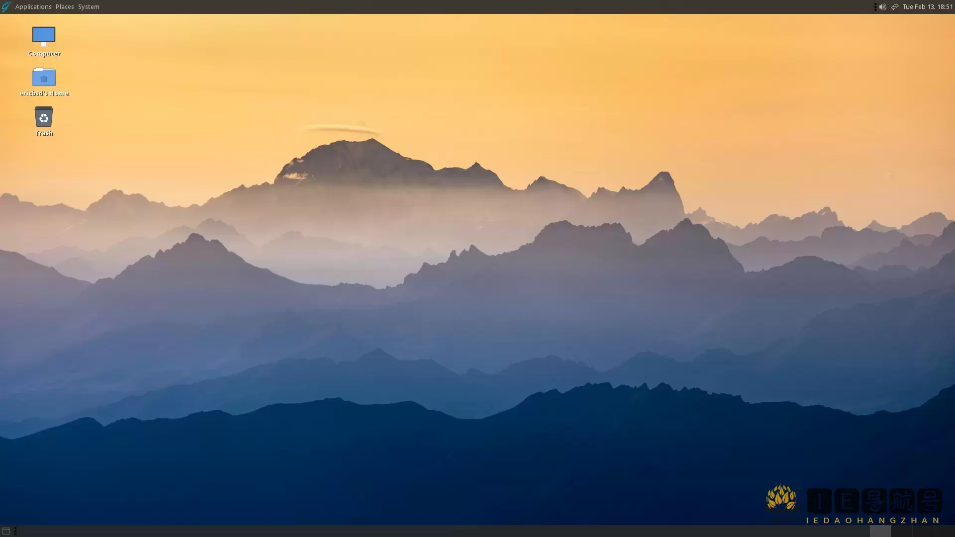 GhostBSD Desktop