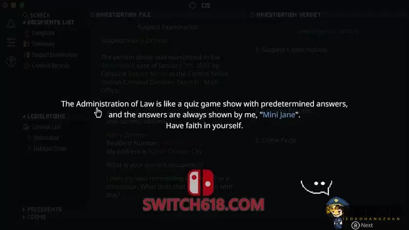 律法之地|官方中文|本体+1.0.4升补整合即撸版|XCI|魔改9.2|Legal Dungeon