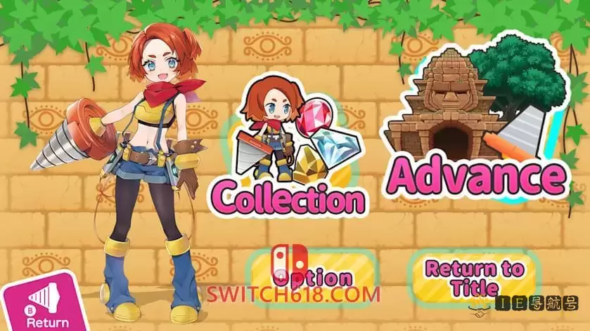 饶舌！挖掘女孩！挖掘猛攻|官方中文|XCI|原版|冷饭|Pixel Game Maker Series Osyaberi! Horijyo! Holin Slash