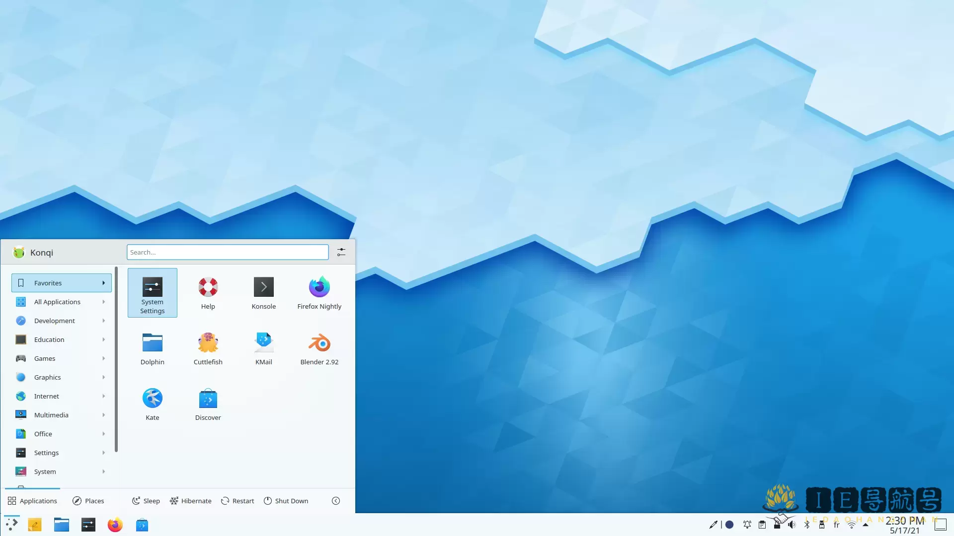 KDE Plasma 桌面环境