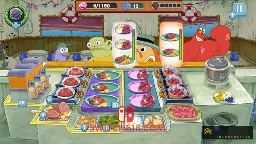 海绵宝宝:大闹蟹堡王|官方中文|本体+1.1.1升补|NSZ|原版|SpongeBob: Krusty Cook-Off