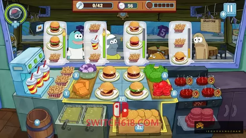 海绵宝宝:大闹蟹堡王|官方中文|本体+1.1.1升补|NSZ|原版|SpongeBob: Krusty Cook-Off