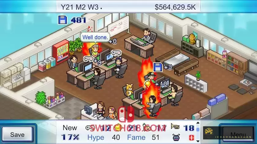 游戏发展国|官方中文|本体+2.52升补|NSP|原版|Game Dev Story