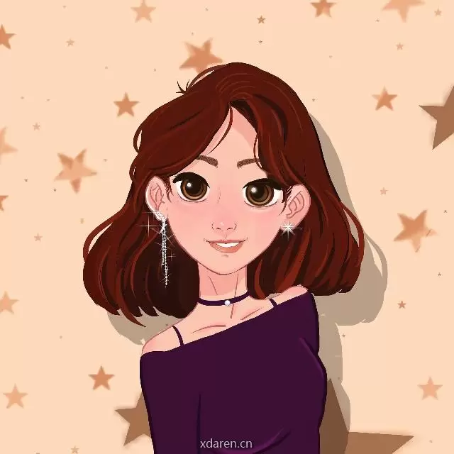 戴耳环的乔妈