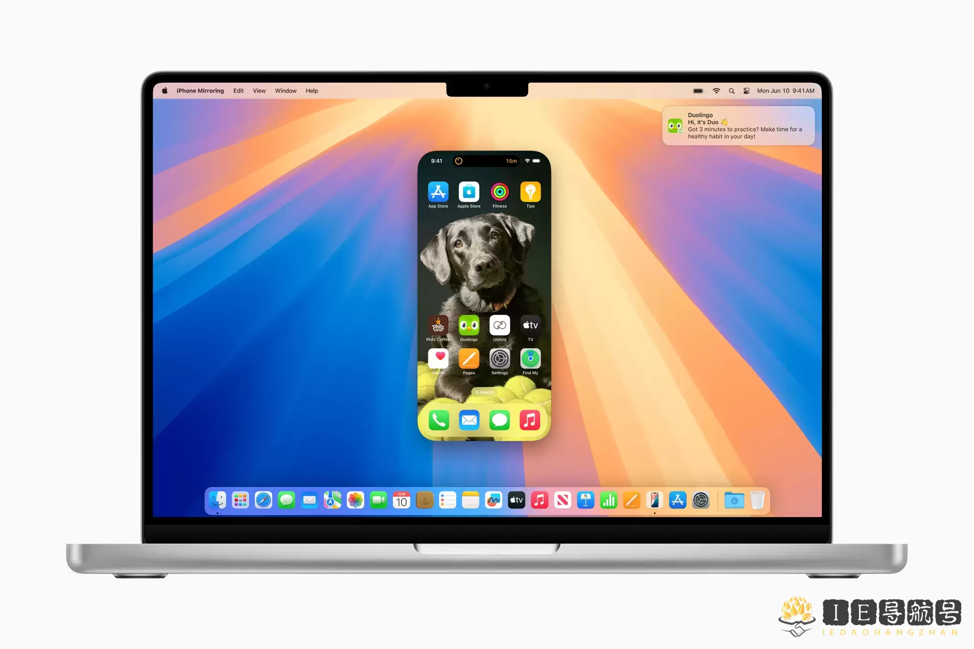 iPhone 镜像 macOS Sequoia iPhone Mirroring