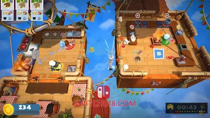 分手厨房2|官方中文|本体+1.0.16补丁+5DLC|NSZ|原版|煮糊了2|胡闹厨房2|Overcooked 2