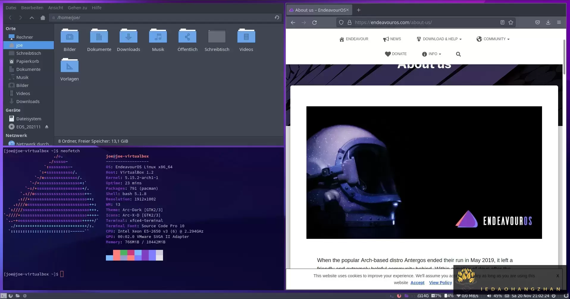 EndeavourOS,基于Arch的个性化轻量级Linux桌面系统